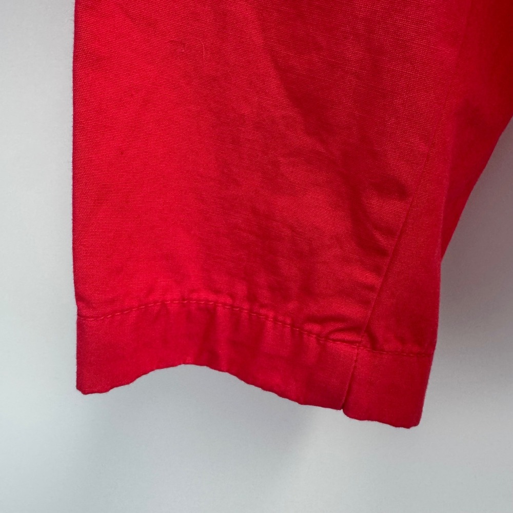 Liz Claiborne Woman Red 100% Cotton Blazer Jacket Plus Size 1X Single Button - Picture 5 of 15